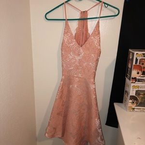 Rose gold dress